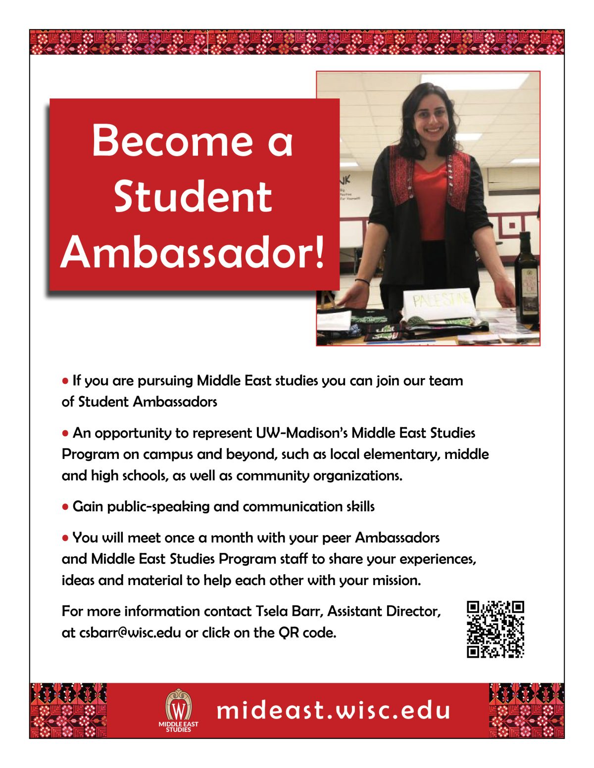 Become a Student Ambassador Flyer