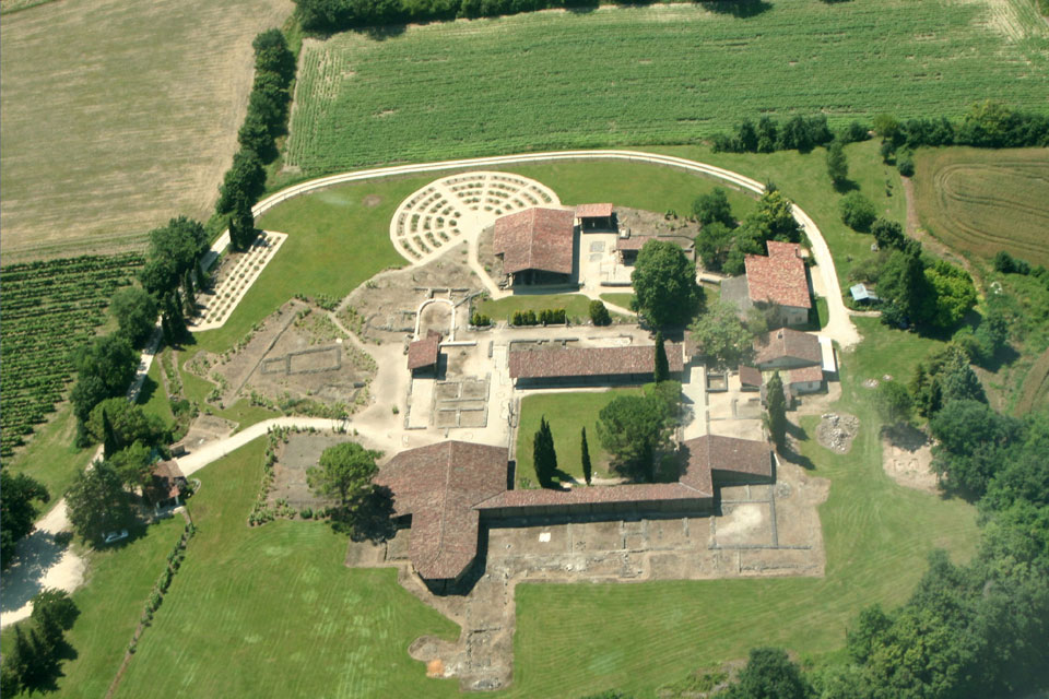 Arial view of House