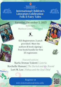International Children’s Literature Celebration: Folk and Fairytales on Saturday, December 2, 2023