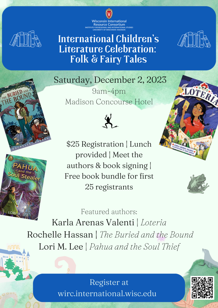 International Children’s Literature Celebration: Folk and Fairytales on Saturday, December 2, 2023