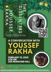 Youssef Rakha will discuss his latest book "The Dissenters"