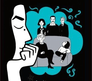 An image from the graphic novel "Persepolis"