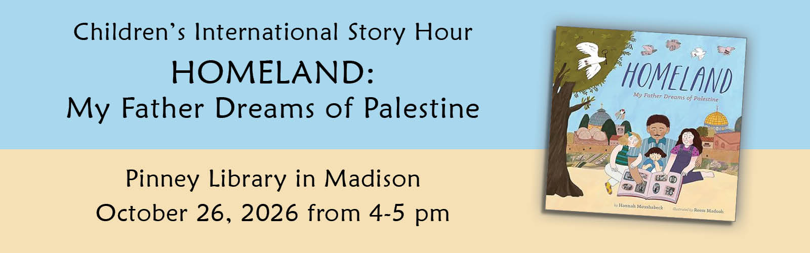poster promoting "Homeland: My Father Dreams of Palestine"